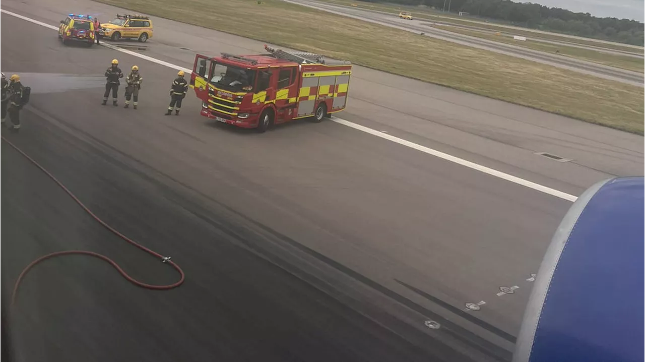 ‘Disabled’ plane with 'hot brakes' on runway sparks chaos at Gatwick airport