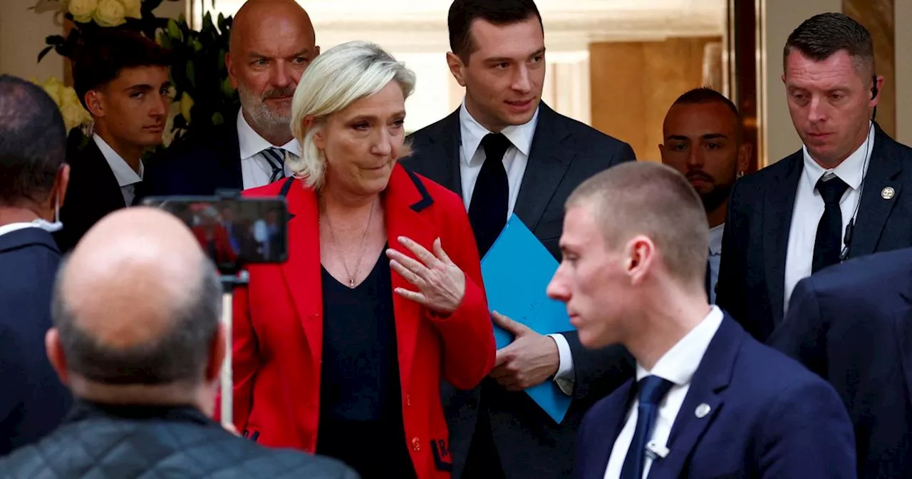 Législatives : Marine Le Pen désavoue un député RN qui estime que les postes de ministres doivent être occupés par des «franco-français».