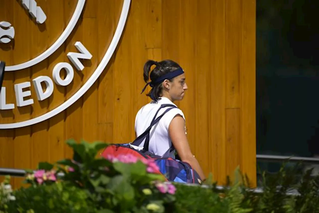 Caroline Garcia dans la partie de tableau d'Iga Swiatek à Wimbledon