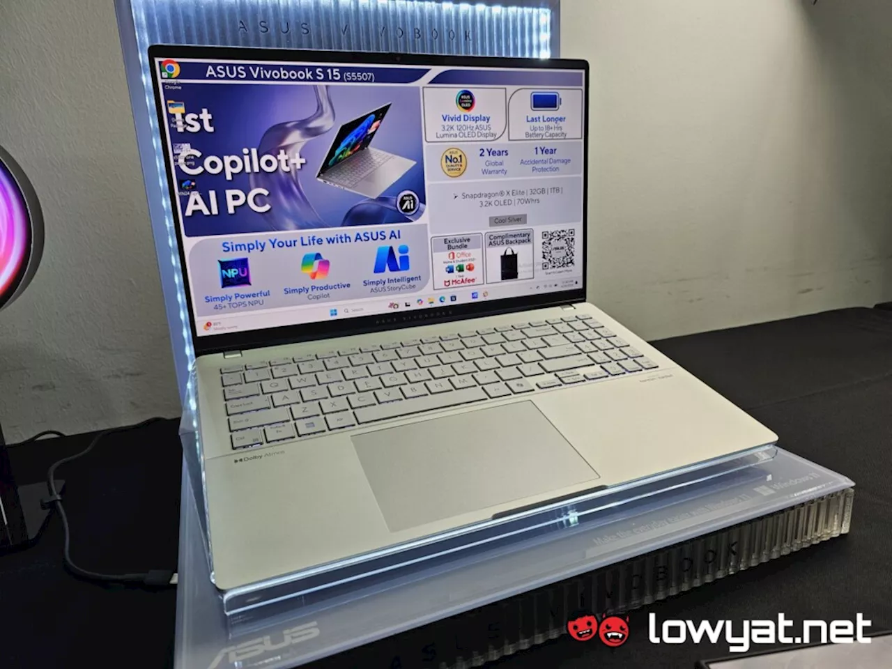 Snapdragon X Elite-Powered ASUS Vivobook S 15 Retails For RM6,299