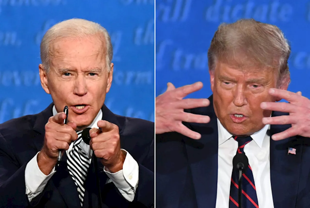 Debat Capres AS Biden dan Trump tidak Berjabat Tangan