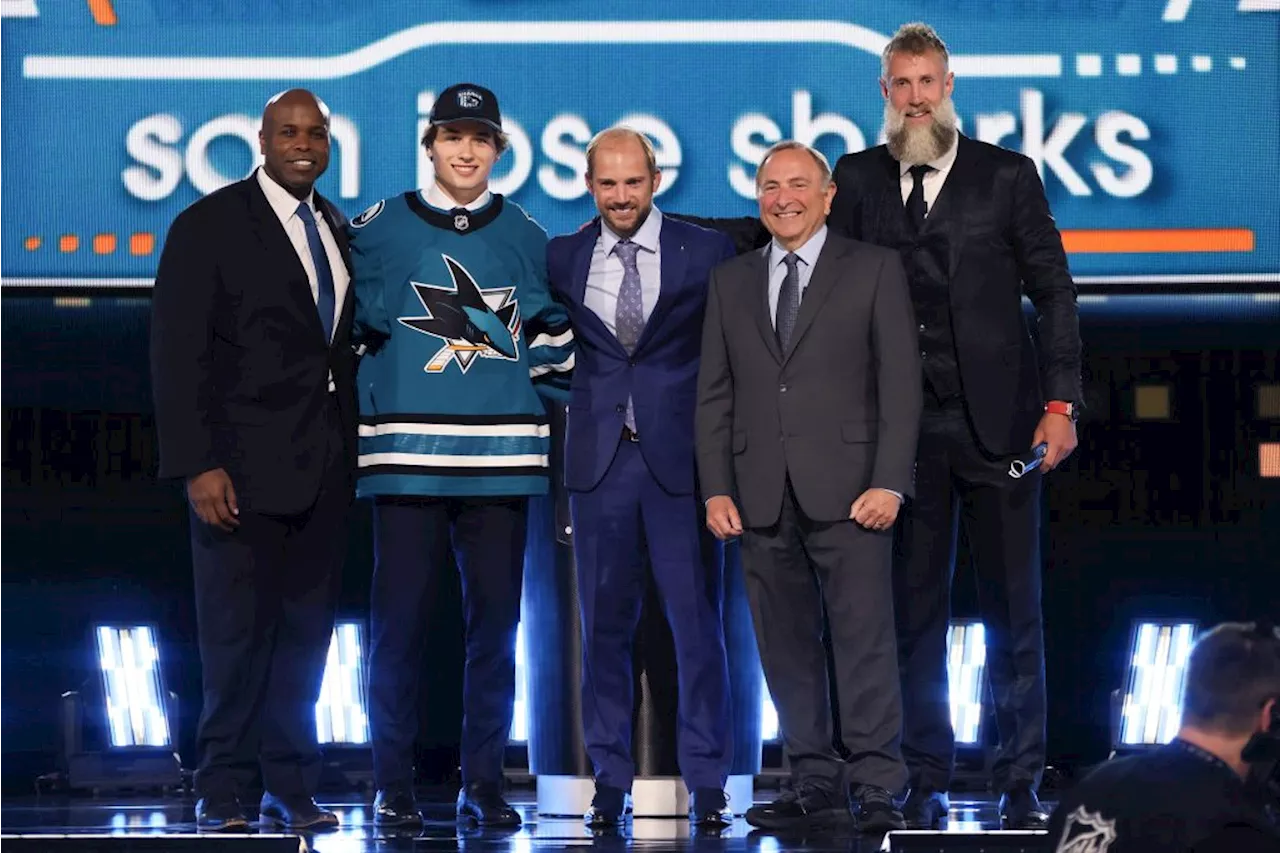 NHL Draft: Sharks select Macklin Celebrini No. 1 overall as new era begins