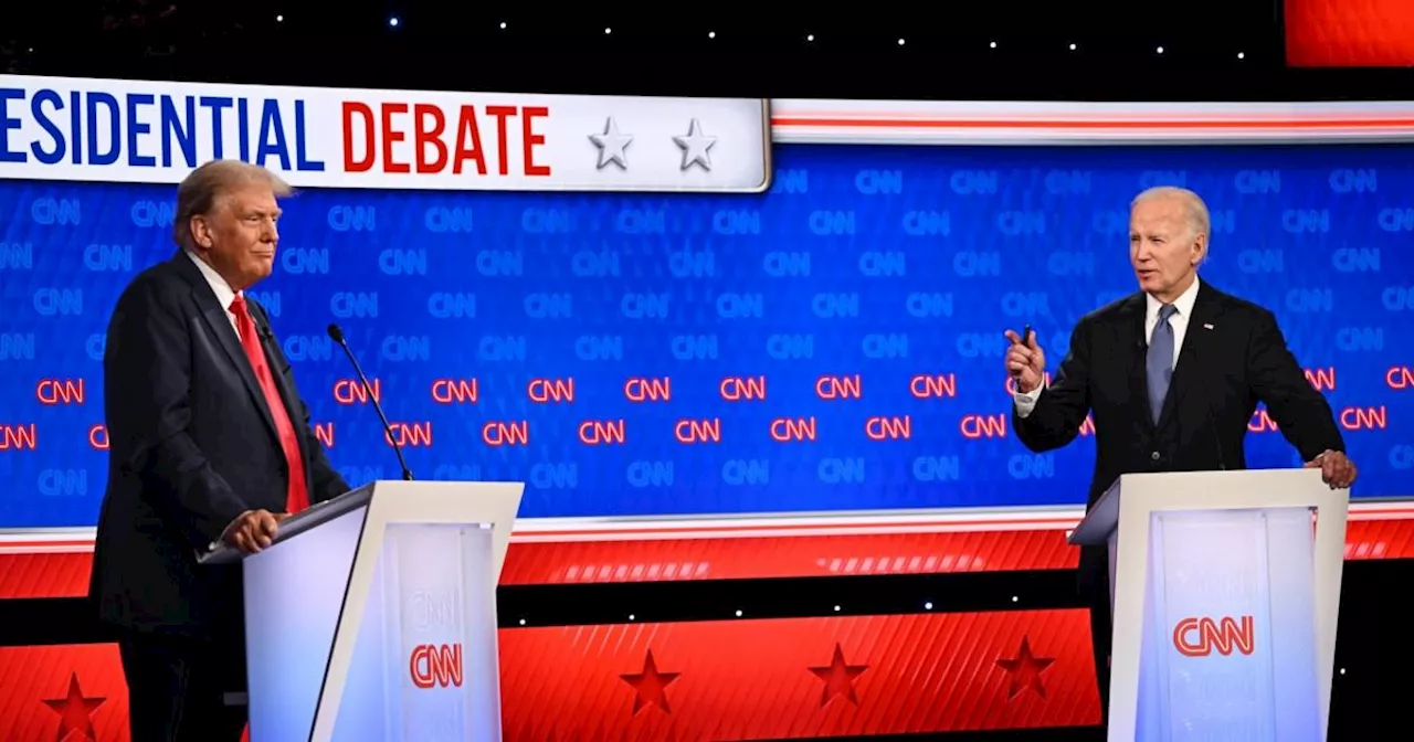 Joe Biden stumbles through fiery presidential debate with Donald Trump