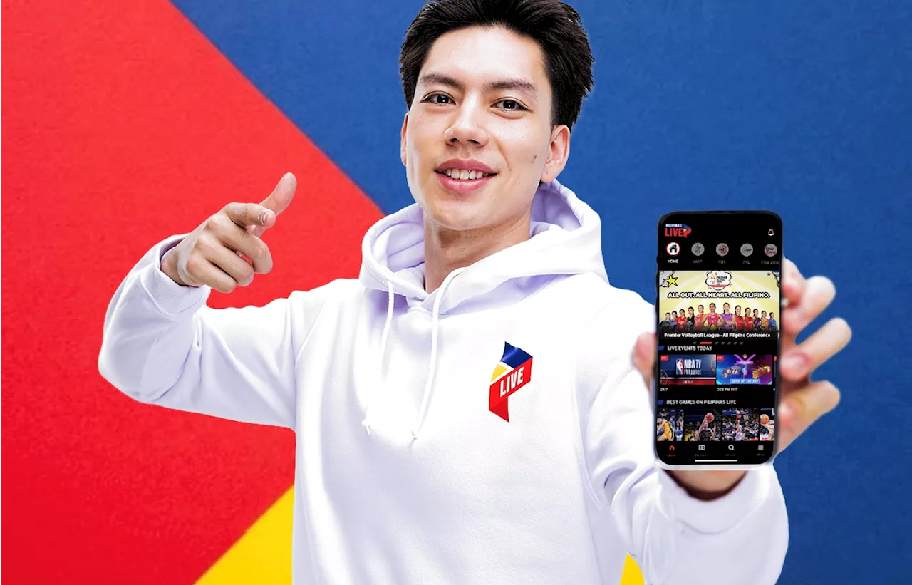 Dwight Ramos entices PH sports fans to watch anywhere, everywhere with Pilipinas Live