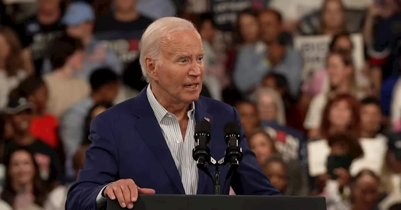 Biden reflects on his debate with Trump at North Carolina rally