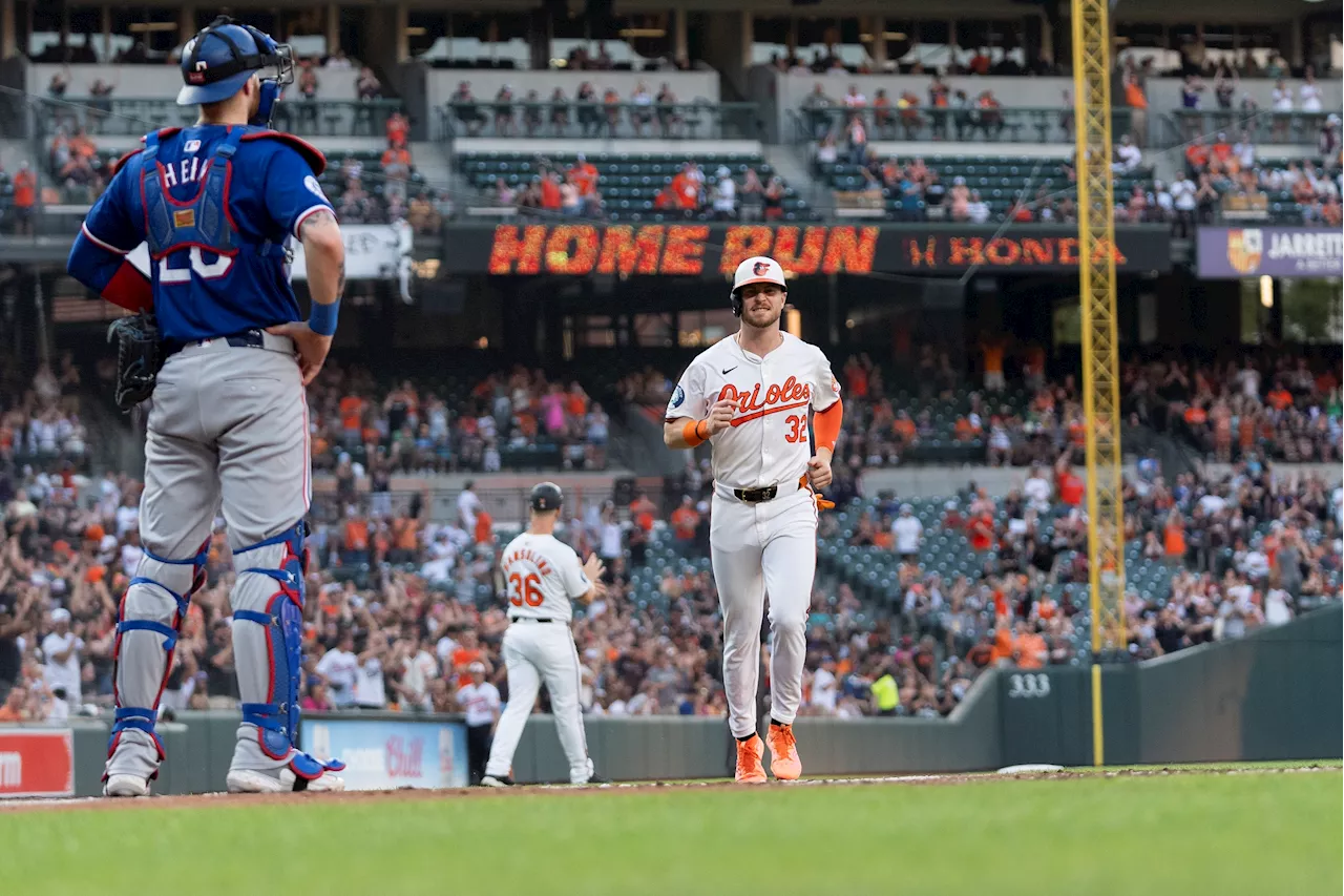 Burnes shackles Rangers over 7 innings and Orioles hit 4 HRs in defeat of the champs