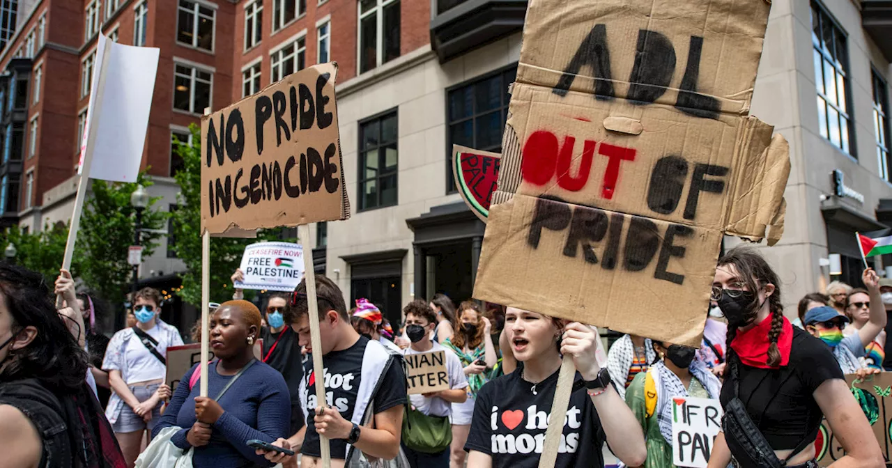 At Pride marches this year, Pro-Palestinian protests have been a constant presence