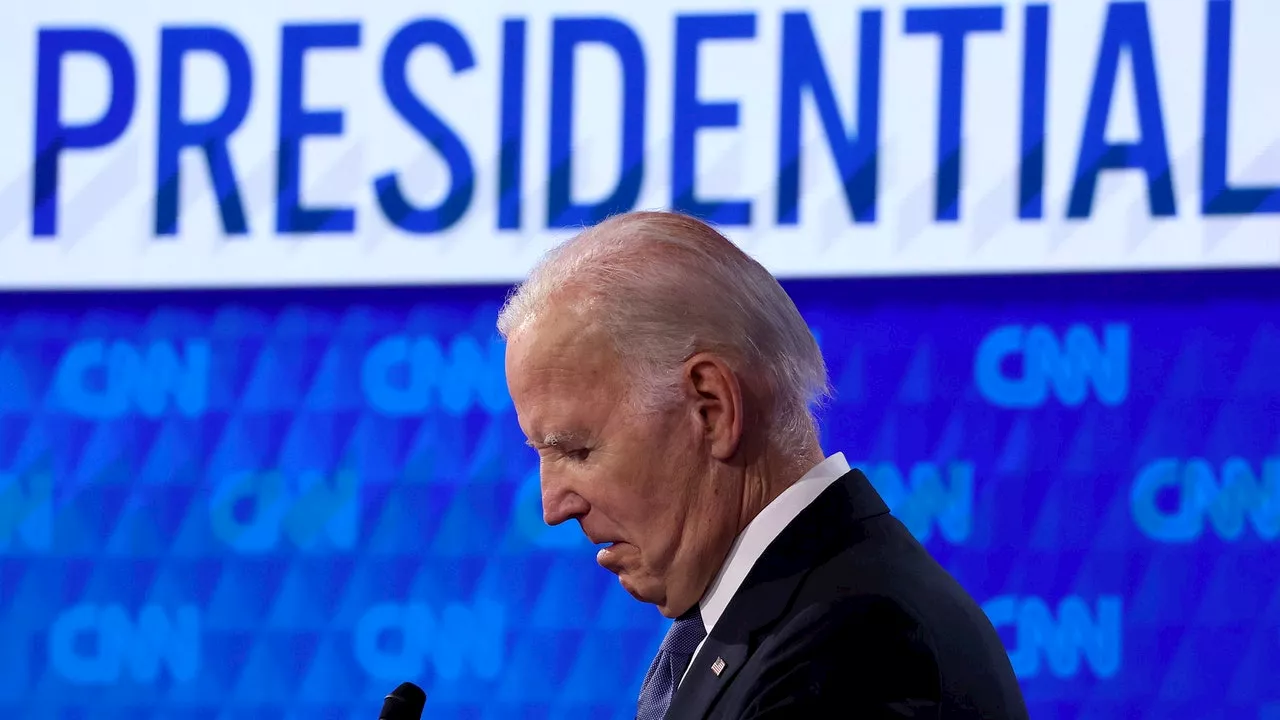 The Writing on Joe Biden’s Face at the Presidential Debate