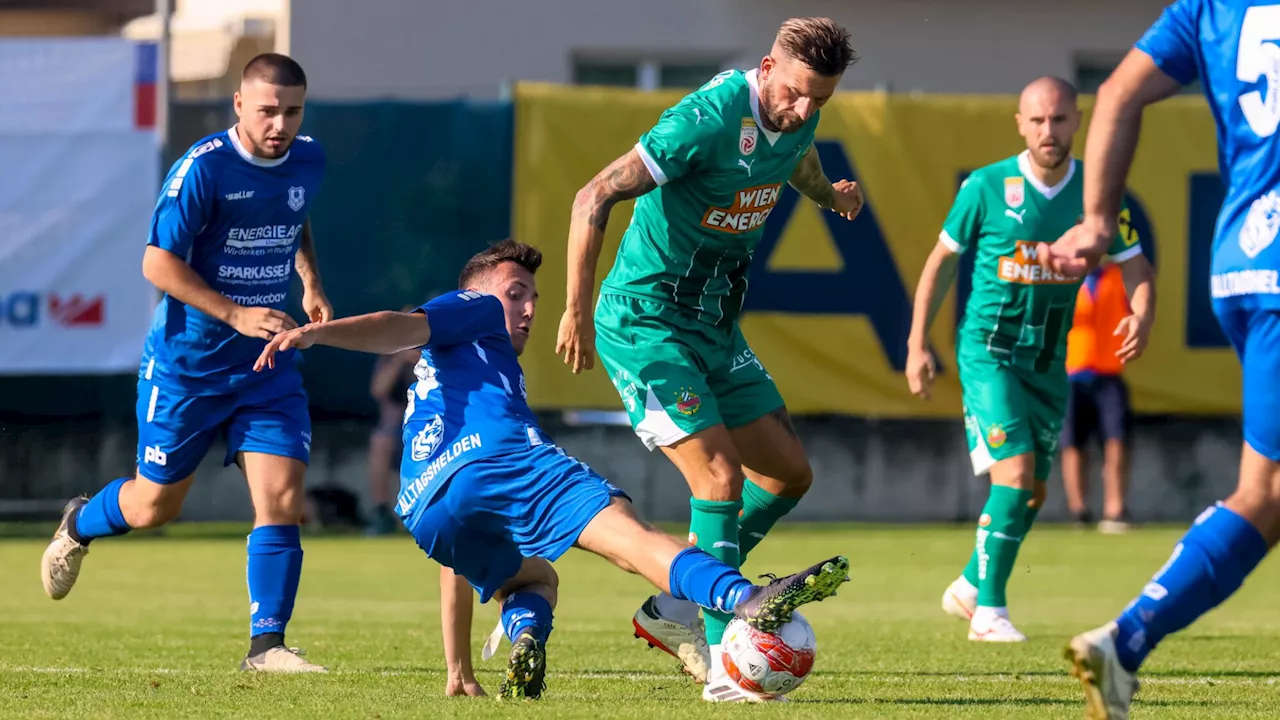 Elf Tore bei Rapid-Gastspiel in Herzogenburg