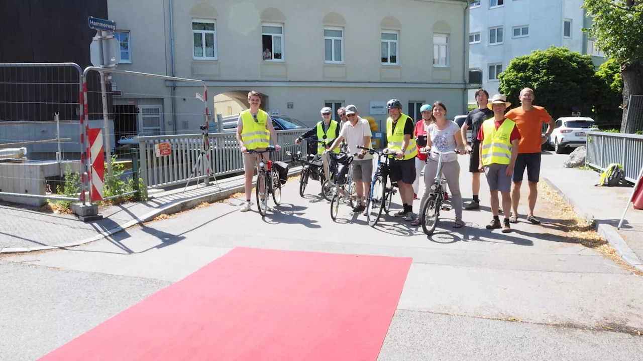 Radlobby rollte roten Teppich Richtung Regierungsviertel aus