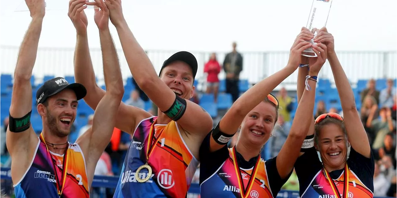 Beach-Volleyball: Deutsche Duos mit machbaren Gruppen