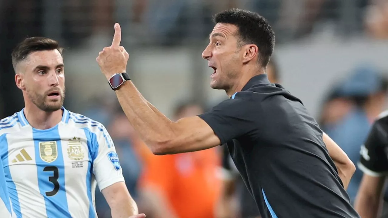 Bondscoaches Argentinië en Chili geschorst omdat spelers te laat op het veld verschenen