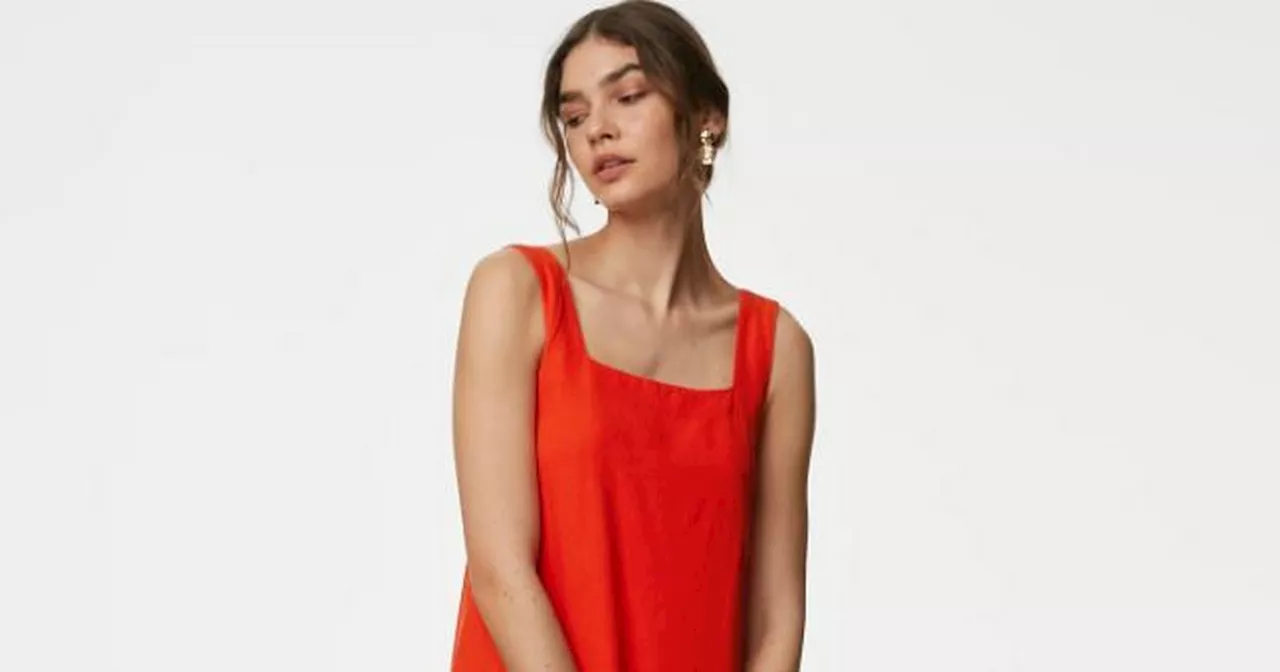 M&S' £40 linen dress that's a 'fabulous colour with summer tan'