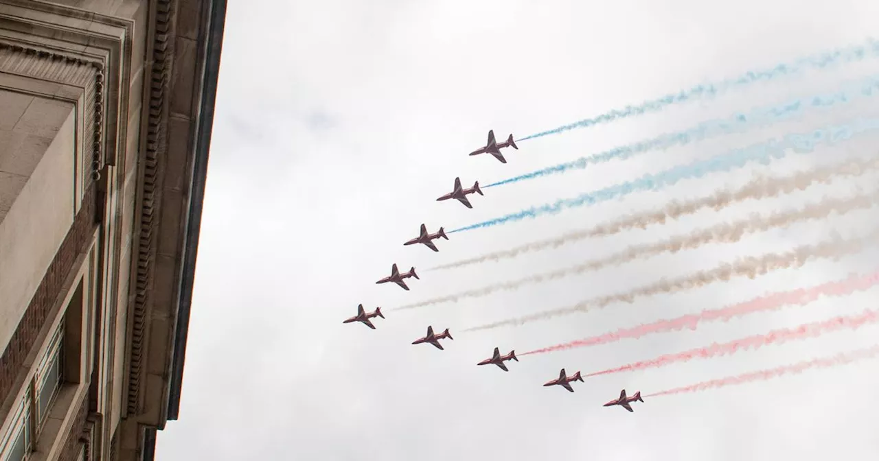 Red Arrows to fly over Nottinghamshire this weekend