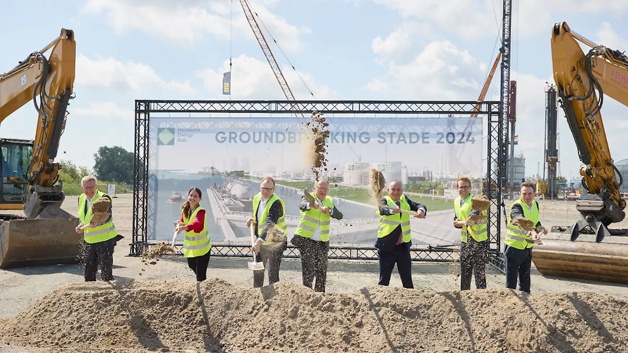 Bauarbeiten des ersten LNG-Terminals in Stade beginnen