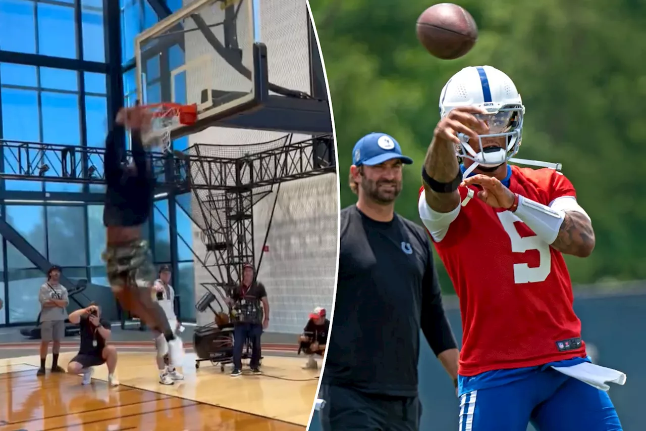 Anthony Richardson throws down thunderous dunk in positive Colts sign