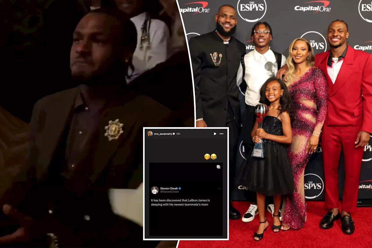 Savannah James laughs at NSFW joke about LeBron and Bronny being teammates