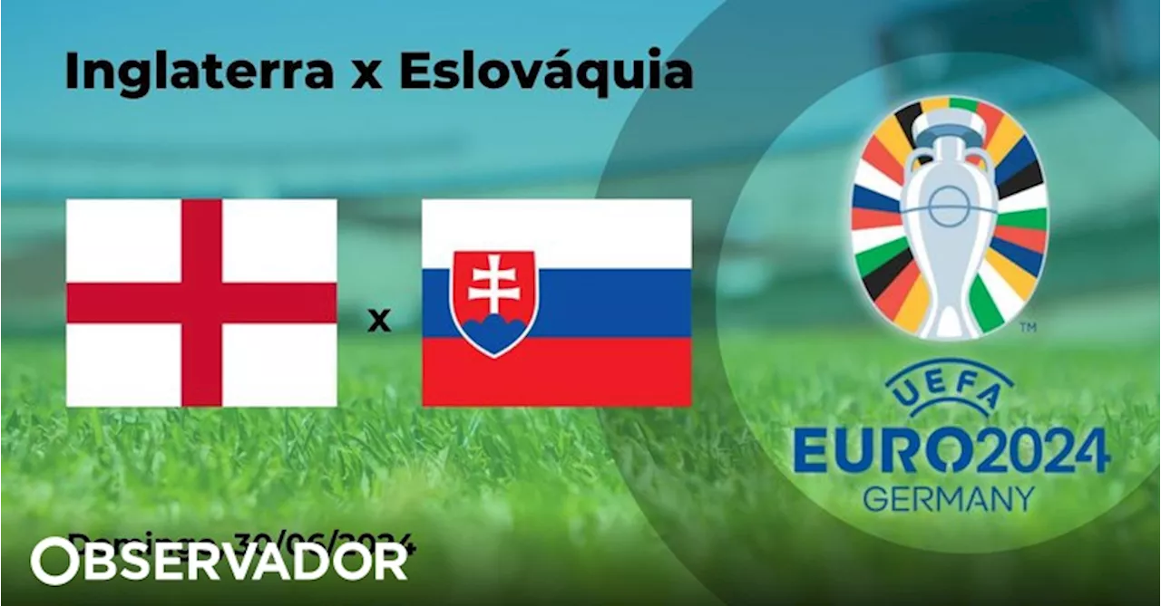 Prognóstico Inglaterra vs Eslováquia - Euro 2024 (30/06/2024)