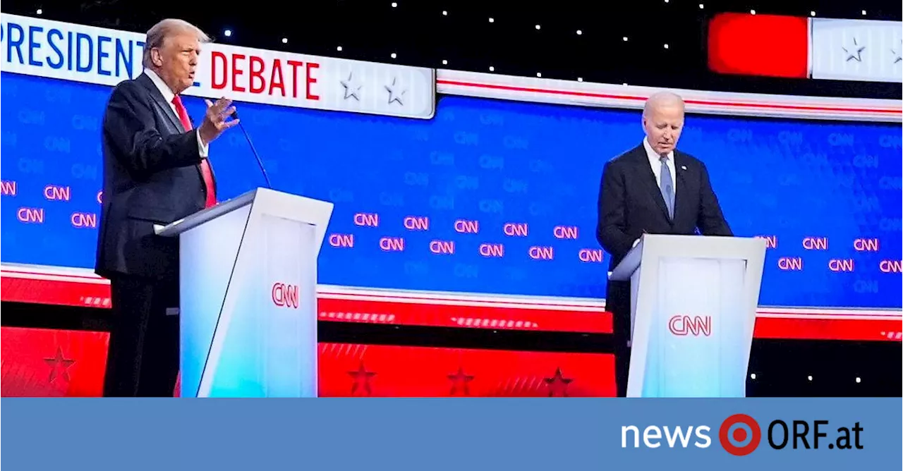 „Trottel“ und „Lügner“: Biden und Trump in wildem TV-Duell