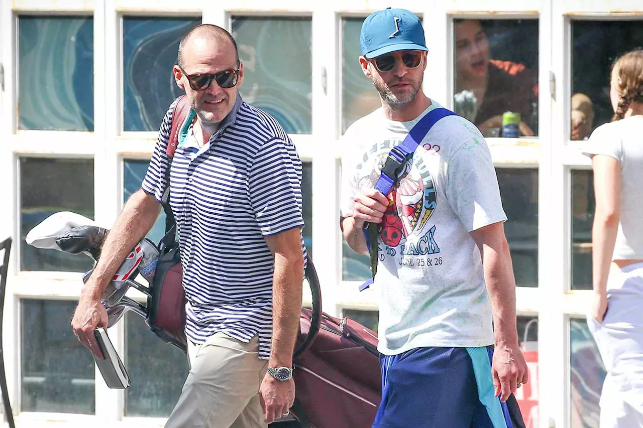 Justin Timberlake Enjoys Some Golf Between N.Y.C. and Boston Concerts After Hamptons Arrest