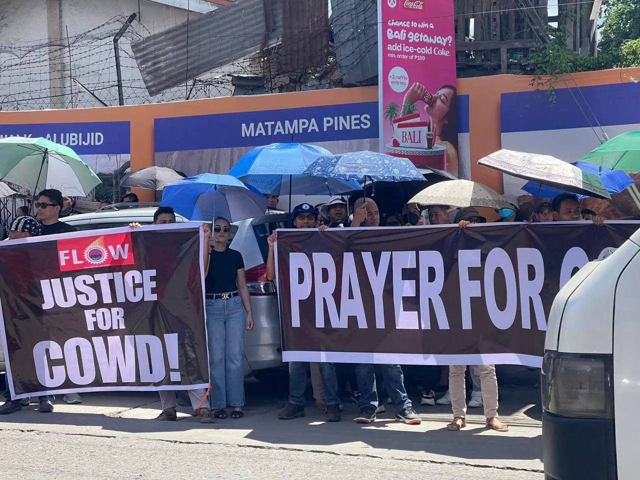 Cagayan de Oro water firm workers picket for peace amid bosses’ squabble