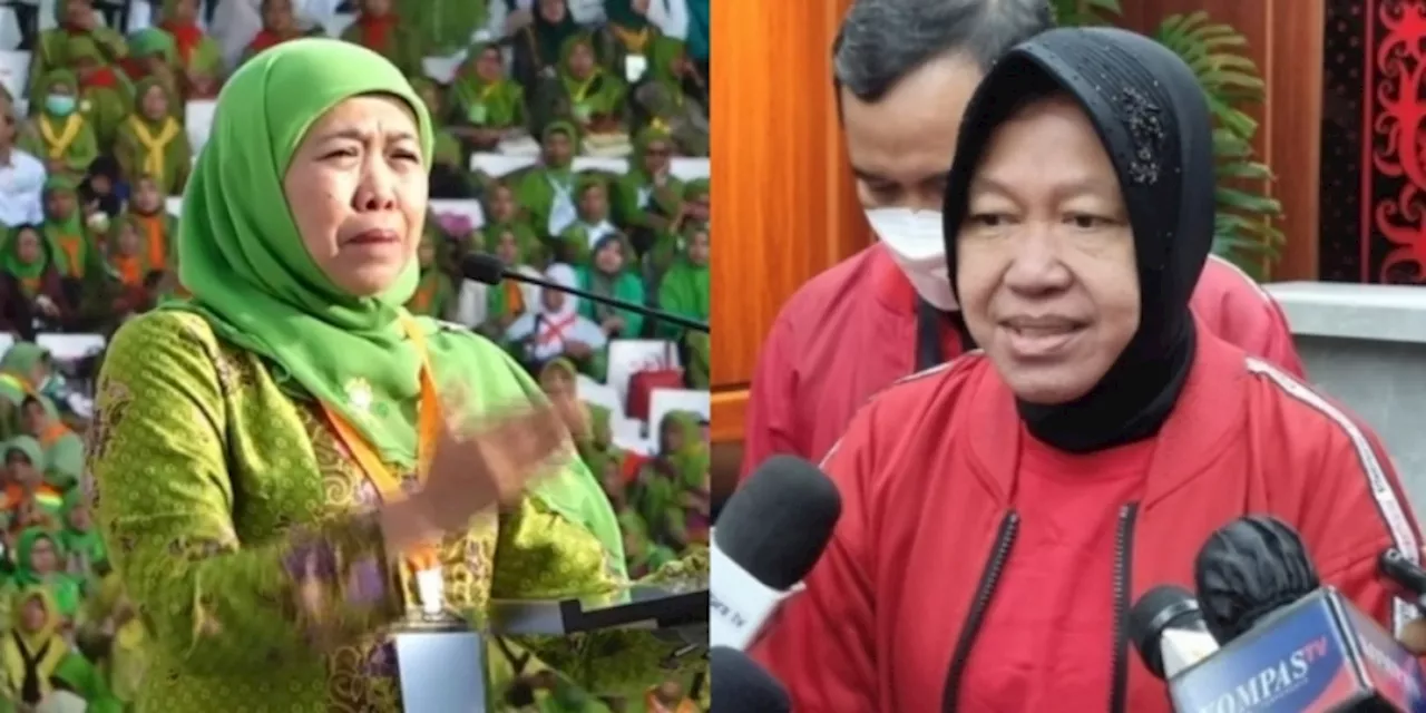 Mengukur Pertarungan Terbuka Khofifah Vs Risma