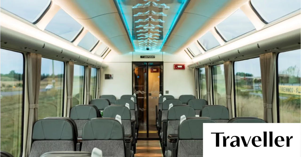 Purpose-built carriage offers new level of luxury on famous NZ train