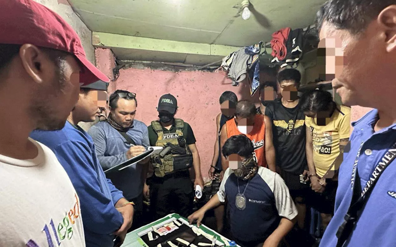 Drug den raid in Cebu City nets carwash boy, 4 others