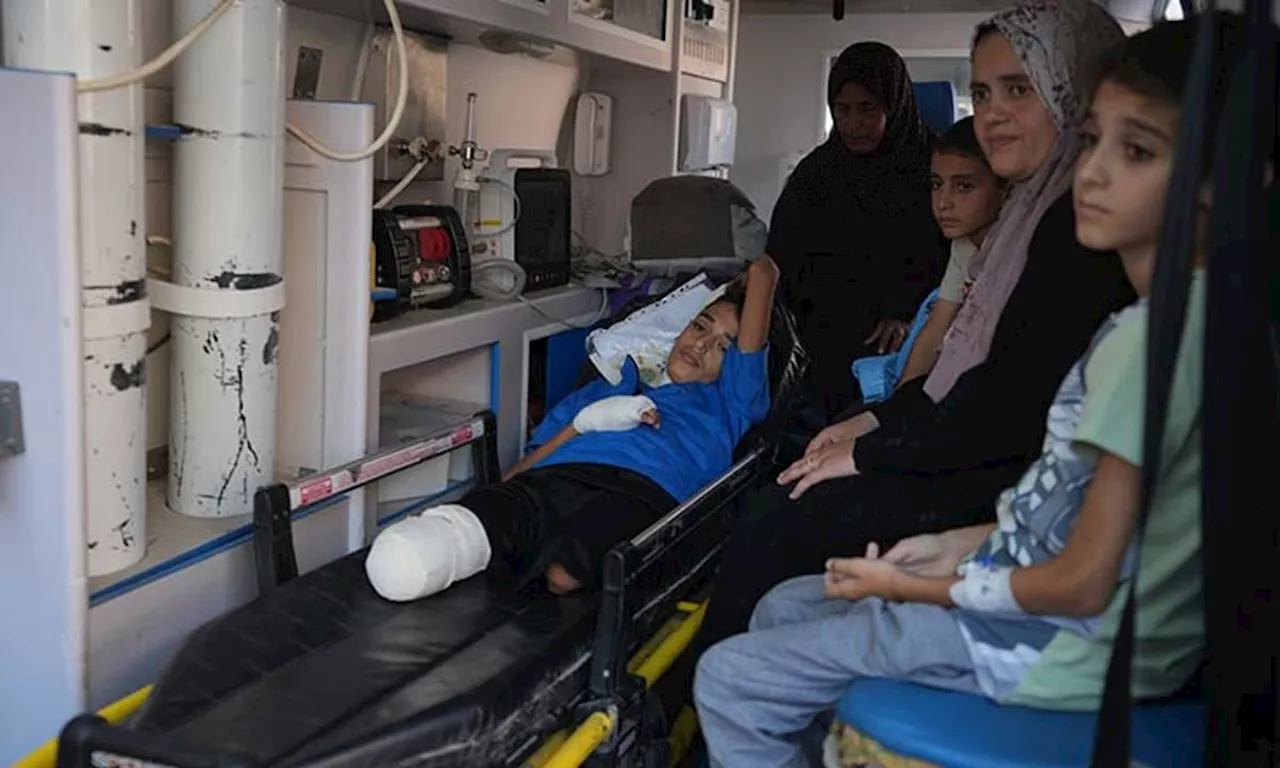 Israel lets 19 kids leave Gaza who are sick or wounded, first medical evacuation in nearly 2 months