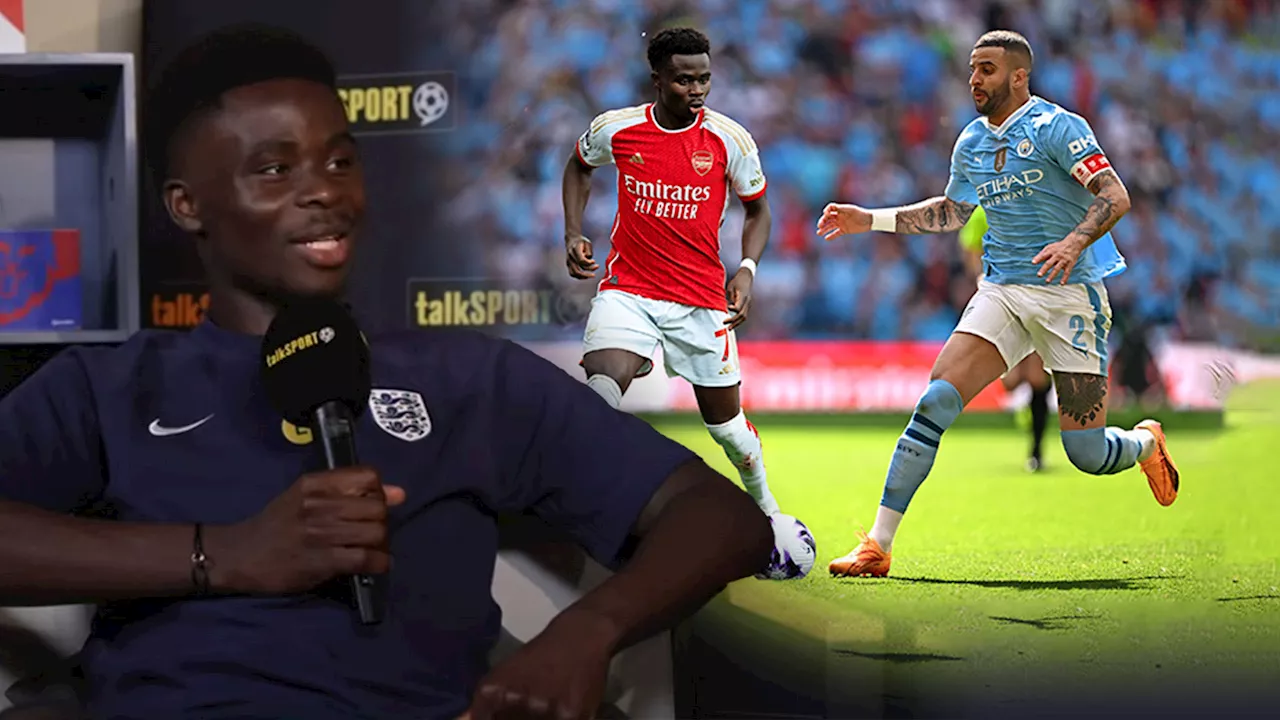 Bukayo Saka: I really don’t like playing against Kyle Walker and Anthony Joshua is right about England...