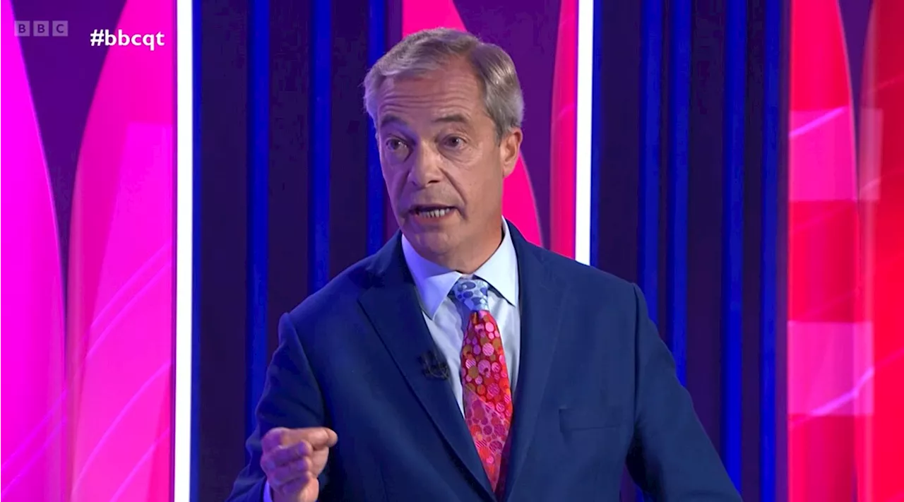 Nigel Farage brands Reform activist’s ‘racist’ jibe a ‘comedy act’ as he blames ‘start-up party’ for growin...