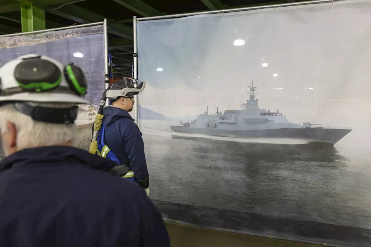 Halifax shipyard cutting steel as navy aims for first new destroyer operating by 2035