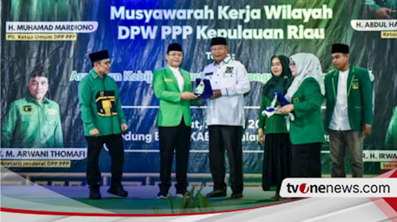 Buka Mukerwil DPW PPP Kepri, Mardiono Sebut Akan Siapkan Calon Terbaik di Pilkada 2024 Mendatang