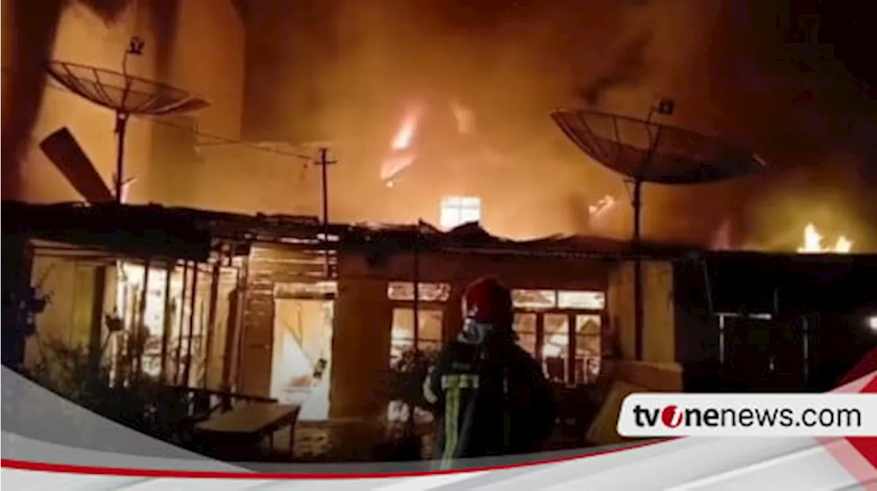 Empat Rumah Warga Ludes Terbakar, Ayah dan Putrinya Tewas Terjebak Kobaran Api