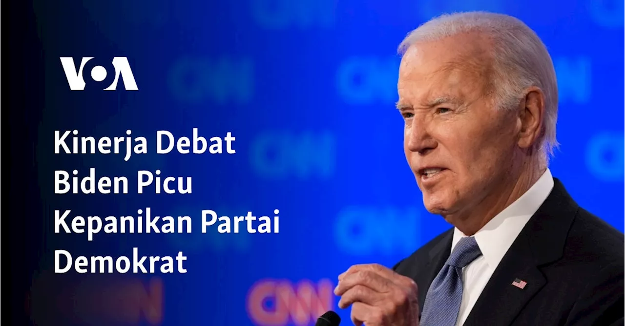 Kinerja Debat Biden Picu Kepanikan Partai Demokrat