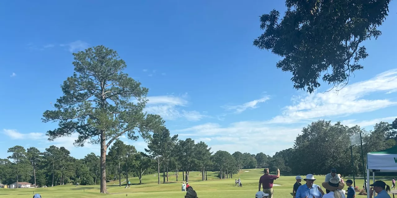 75th Future Masters Round 1 play paused by lightning, storms closing course