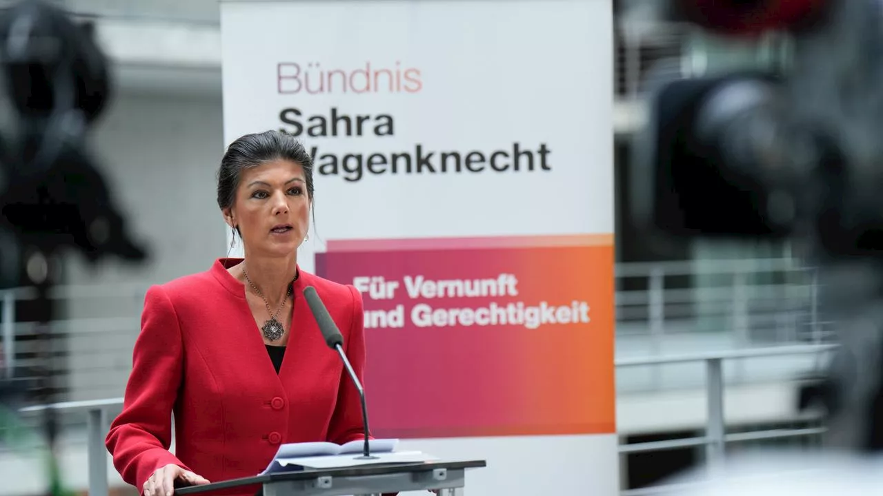 Wagenknecht-Partei legt zu: 'BSW dabei, sich zu etablieren'