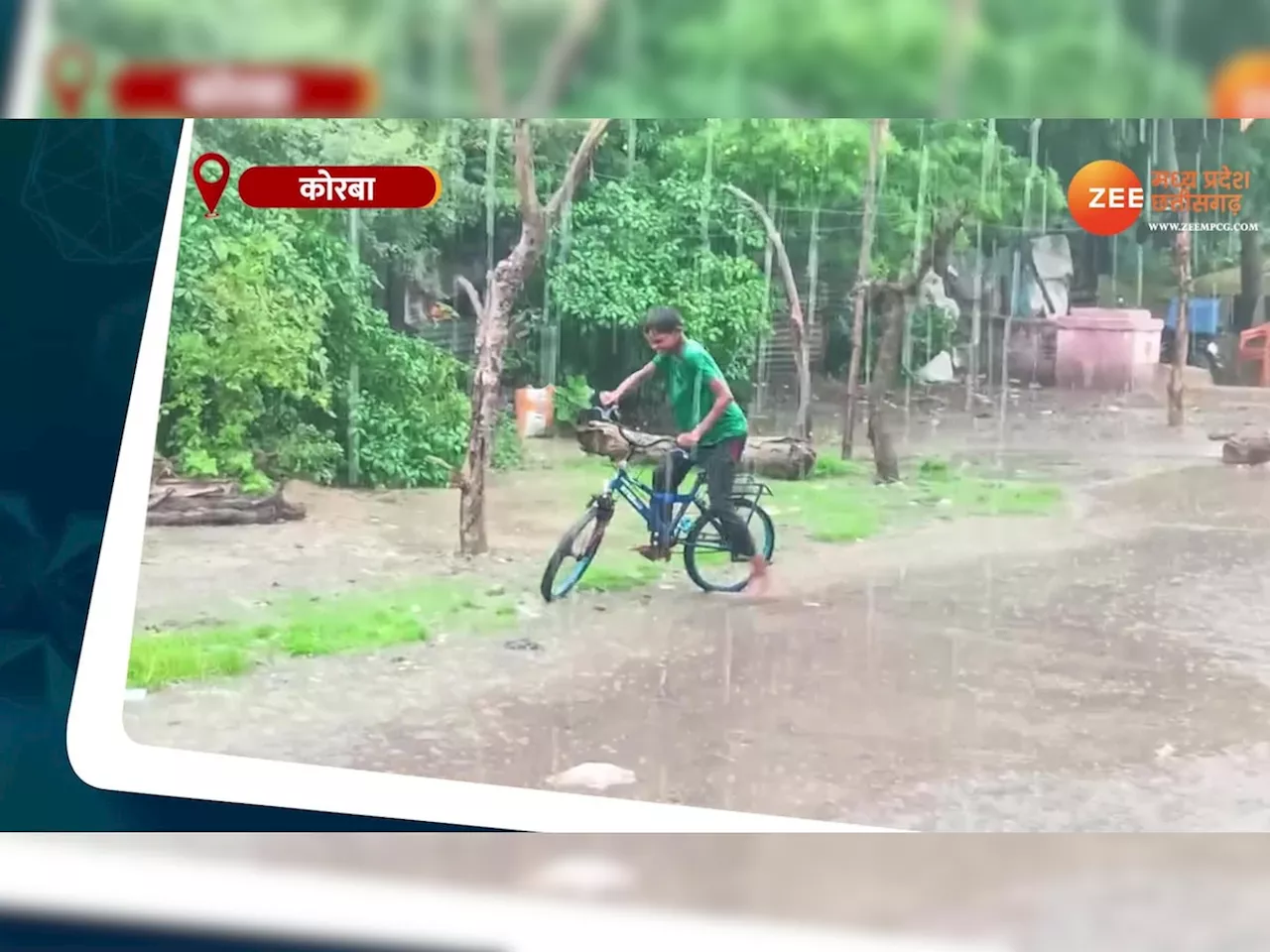 Chhattisgarh Weather: कोरबा में पहली बारिश से झूमे रहवासी, बादलों के बरसते ही भीगते-बलखाते हुए VIDEO में कैद