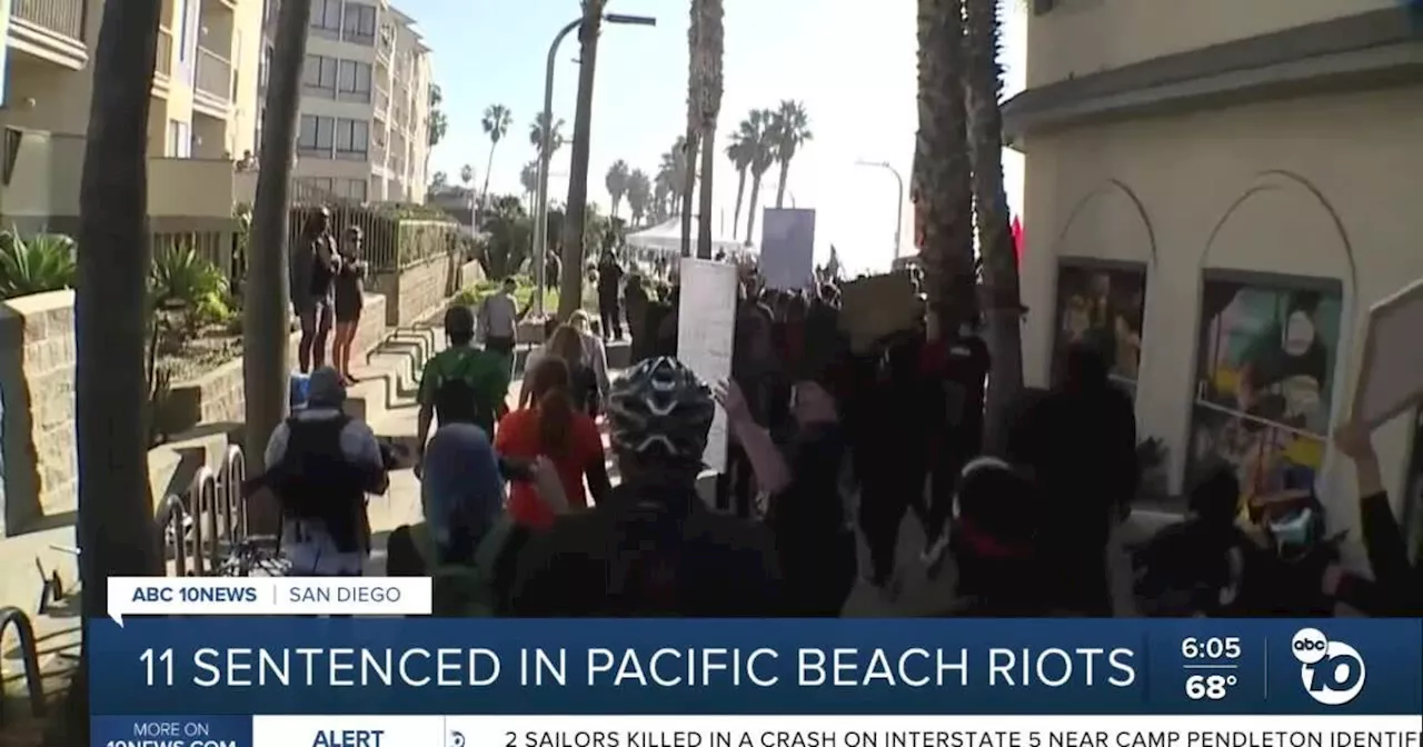 11 sentenced in alleged Antifa counter protests in Pacific Beach