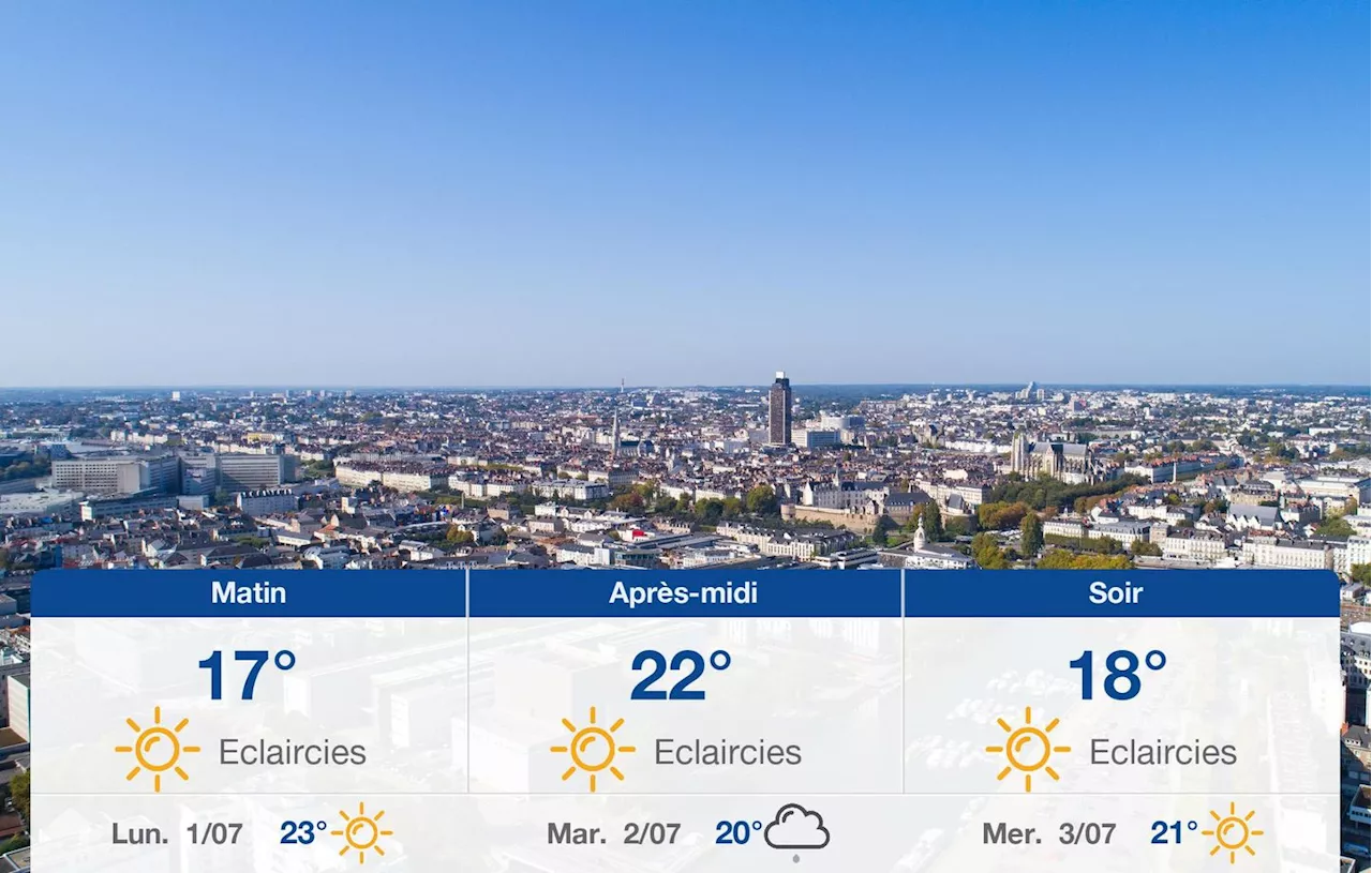 Météo Nantes: prévisions du dimanche 30 juin 2024