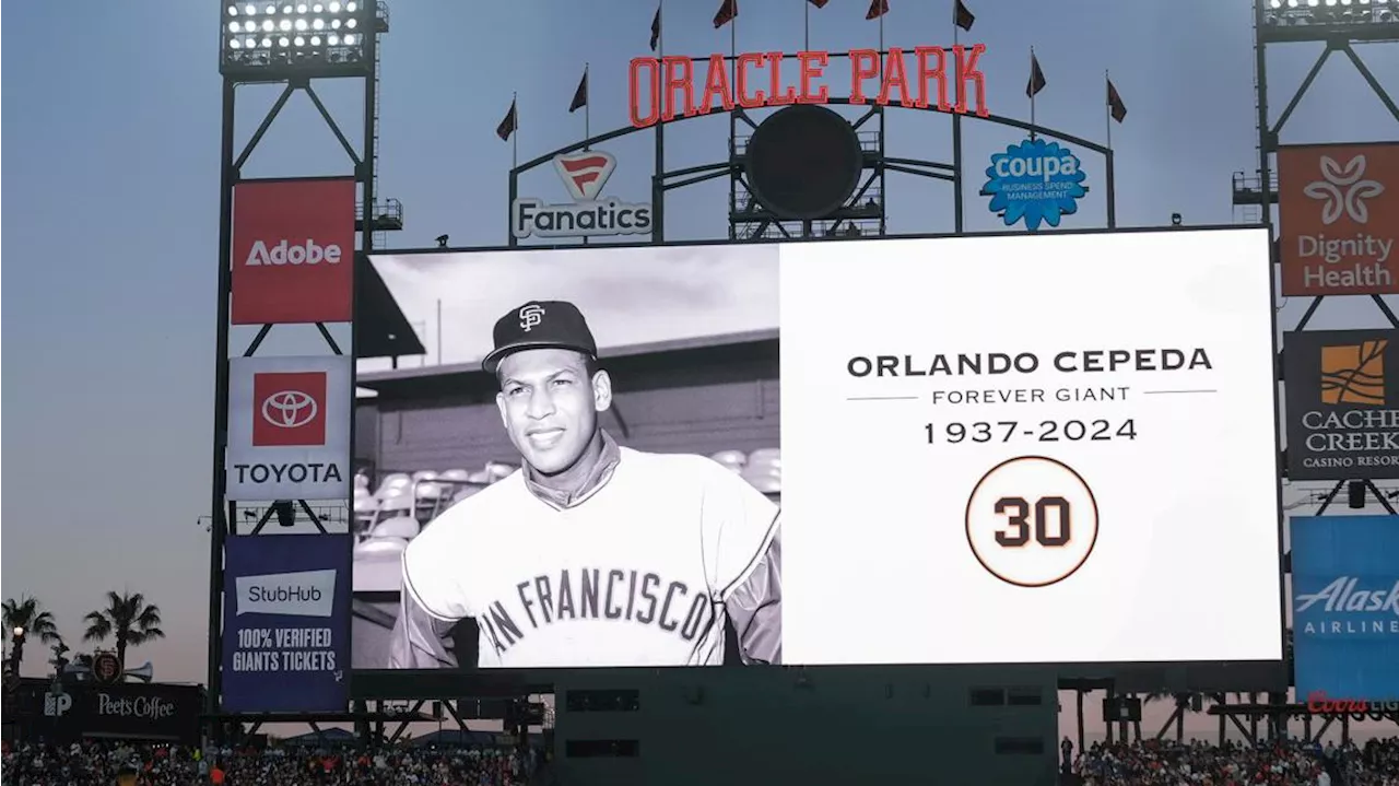 Orlando Cepeda, slugging Hall of Fame first baseman nicknamed 'Baby Bull,' has died at 86