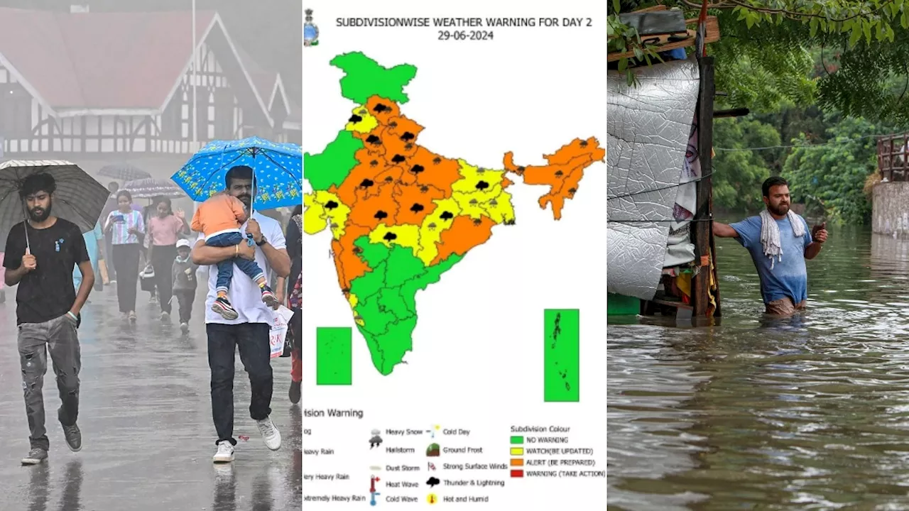 Weather Today: दिल्ली-NCR में आज भी बरसेंगे बादल, 20 से ज्यादा राज्यों में बारिश का ऑरेन्ज अलर्ट जारी