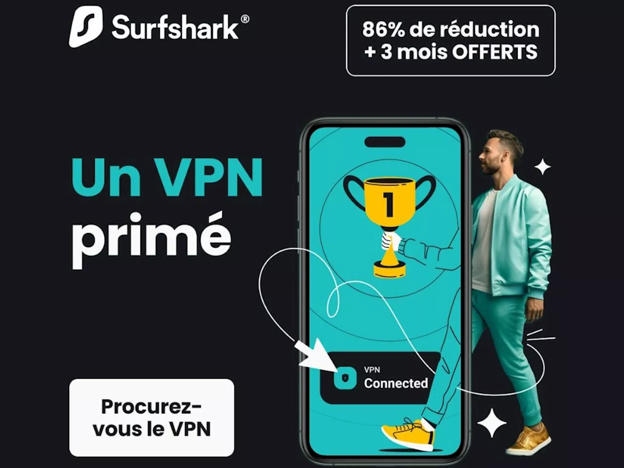 Parlez de Surfshark sur vos réseaux et obtenez jusqu’à 40 % de commission