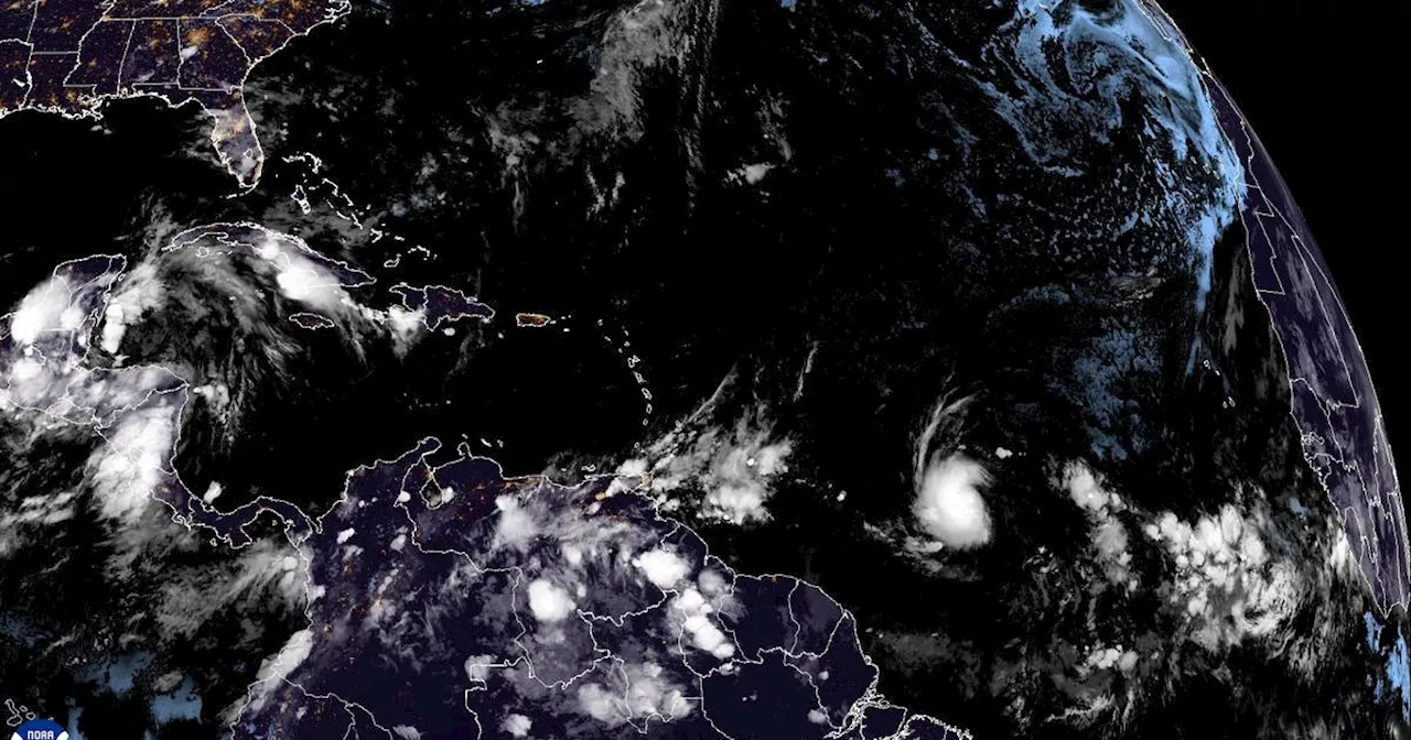 Tropical Storm Beryl swirls toward southeast Caribbean and threatens to strengthen into hurricane