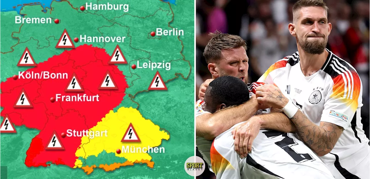 Skräckprognos i Tyskland – oväder drar in