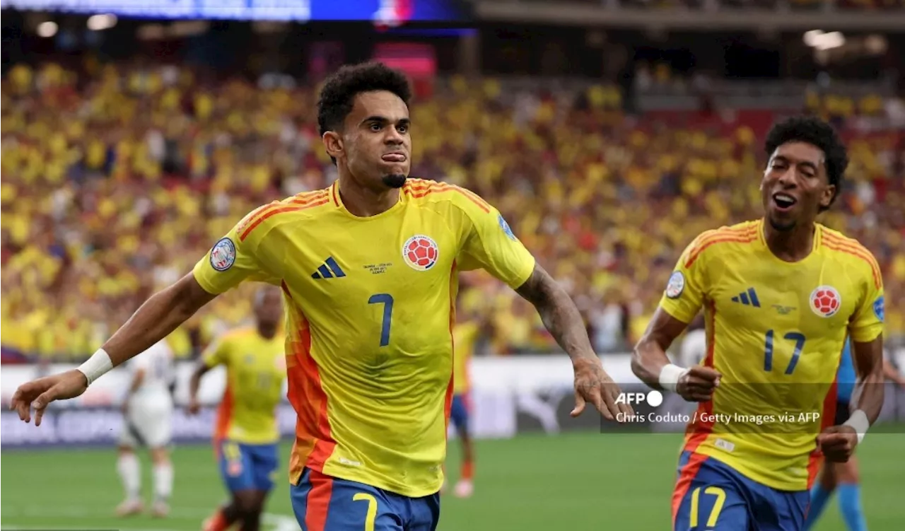 Colombia clasificó a cuartos de Copa América tras golear a Costa Rica