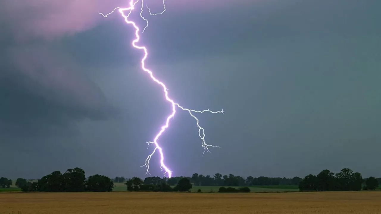 Zum EM-Spiel drohen Unwetter in weiten Teilen Deutschlands