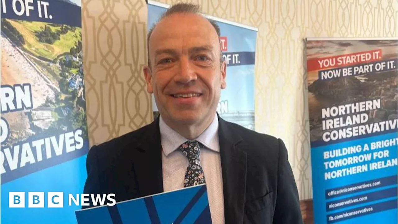 Chris Heaton Harris launches NI Conservatives manifesto