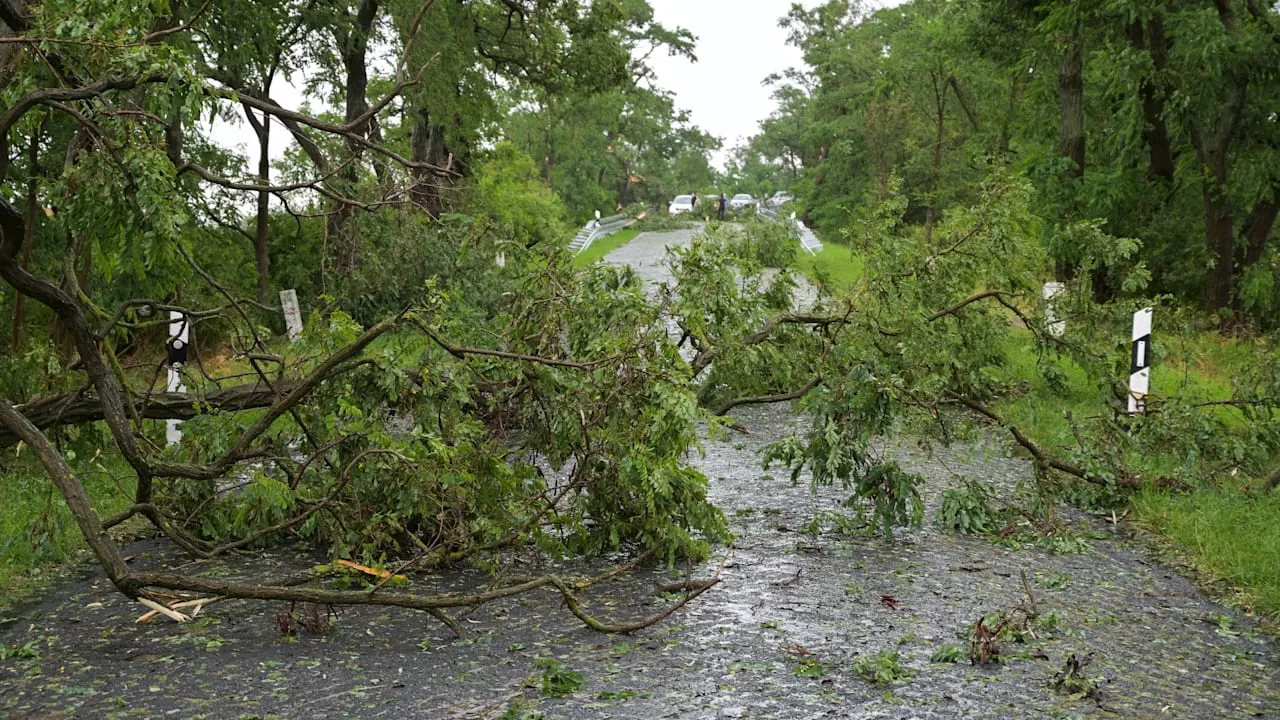 Unwetter: Fegte Tornado durch Sachsen-Anhalt?