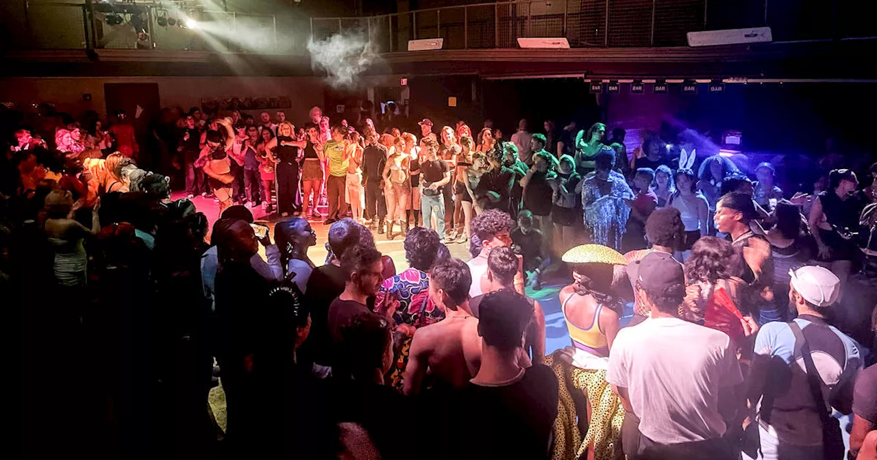 Hundreds gathered at a masquerade-themed rave in Toronto for Pride Month